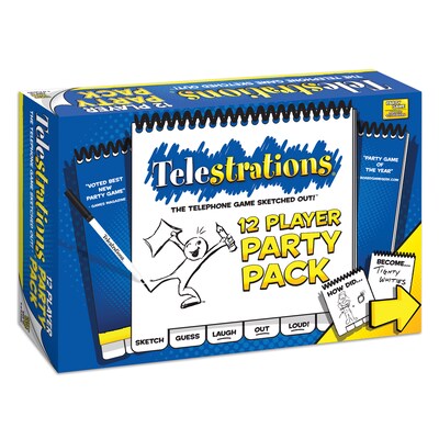 USAopoly Telestrations 12 Player: The Party Pack Game (USAPG000318)