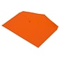 JAM Paper Monarch Open End Invitation Envelope, 3 7/8" x 7 1/2", Brite Hue Orange, 50/Pack (34097575I)