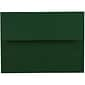 JAM Paper A6 Invitation Envelope, 4 7/5" x 6 1/2", Dark Green, 50/Pack (3157346I)