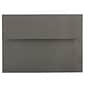 JAM Paper A7 Invitation Envelope, 5 1/4" x 7 1/4", Dark Gray, 25/Pack (36396434)