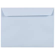 JAM Paper 9 x 12 Booklet Envelopes, Baby Blue, 25/Pack (21515987)