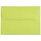 JAM Paper® A7 Colored Invitation Envelopes, 5.25 x 7.25, Ultra Lime Green, 25/Pack (96151)