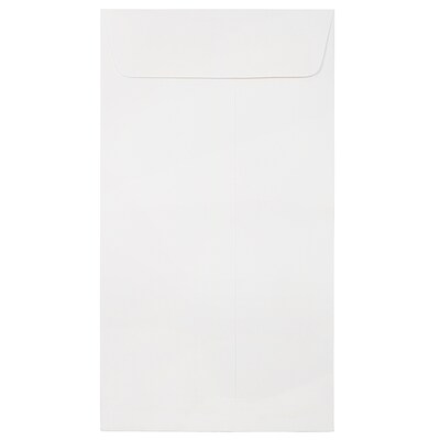 JAM Paper #16 Currency Envelope, 5 7/8 x 12, White, 1000/Carton (416211891B)