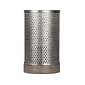 Simplee Adesso LED Table Lantern, Galvanized Steel/Washed Wood (SL3701-22)