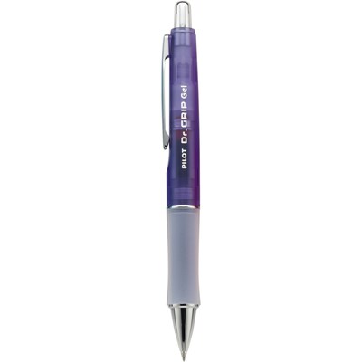 Pilot Dr. Grip Retractable Gel Pen, Fine Point, Black Ink (36261)