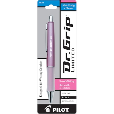 Pilot Dr. Grip Ltd. Retractable Gel Pen, Fine Point, Black Ink (36273)