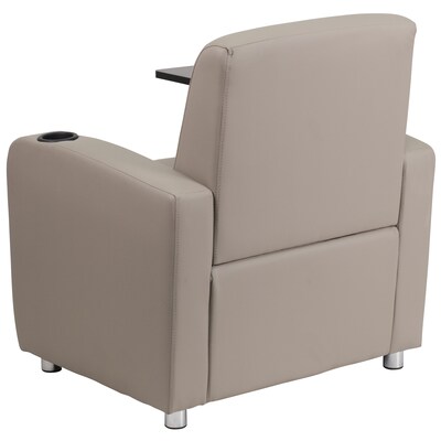 Flash Furniture Leather Guest Chair, Gray (BT8217TN)