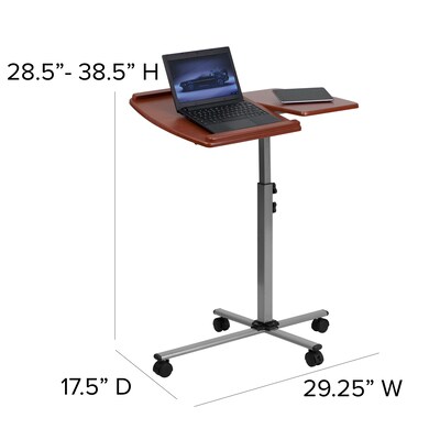 Flash Furniture 29" Laminate Laptop Desks Cherry (NANJN2762)