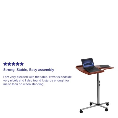 Flash Furniture 29" Laminate Laptop Desks Cherry (NANJN2762)