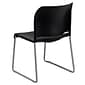 Flash Furniture HERCULES Plastic Stack Chair, Black (RUT238ABKGG)
