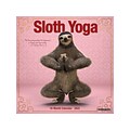 2022 Willow Creek Sloth Yoga 7 x 7 Monthly Mini Wall Calendar (20999)