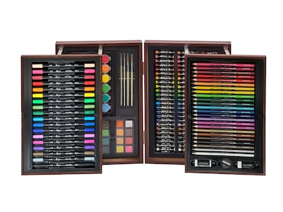 Art 101 Deluxe Art and Doodle Art Set, Assorted Colors, 168 Pieces (53168)