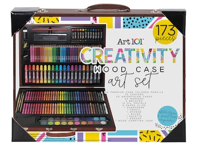 Art 101 Creativity Art Set, Assorted Colors, 173 Pieces (53173)