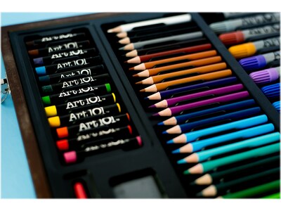 Art 101 Creativity Art Set, Assorted Colors, 173 Pieces (53173)