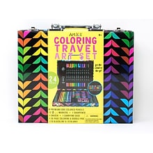 Art 101 Coloring Travel Art Set, Assorted Colors, 24 Pieces (31024)