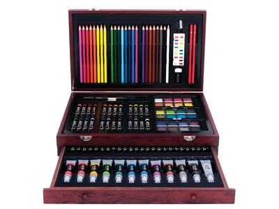 Art 101 Deluxe Art Set, Assorted Colors, 119 Pieces (56119)