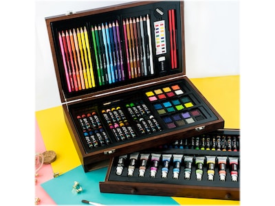 Art 101 Deluxe Art Set, Assorted Colors, 119 Pieces (56119)