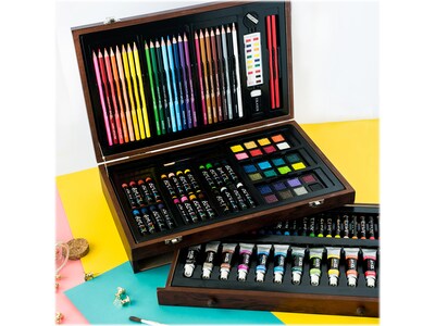 Art 101 Deluxe Art Set, Assorted Colors, 119 Pieces (56119)