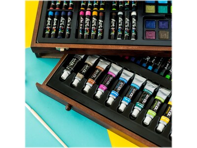 Art 101 Deluxe Art Set, Assorted Colors, 119 Pieces (56119)