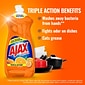 Ajax Triple Action Liquid Dish Soap, Orange, 52 oz., 6/Carton (149860)