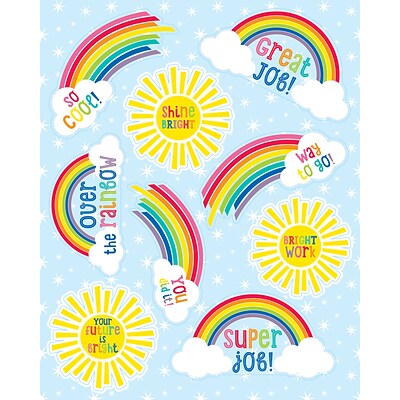 Schoolgirl Style Hello Sunshine, Motivational Stickers, 54 Stickers (168268)