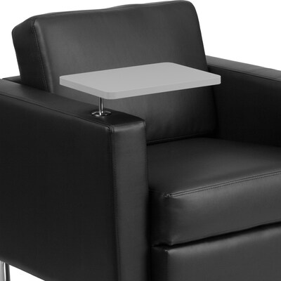 Flash Furniture Leather Guest Chair, Black (BT8219BK)