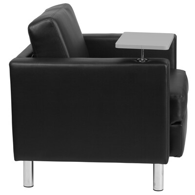 Flash Furniture Leather Guest Chair, Black (BT8219BK)