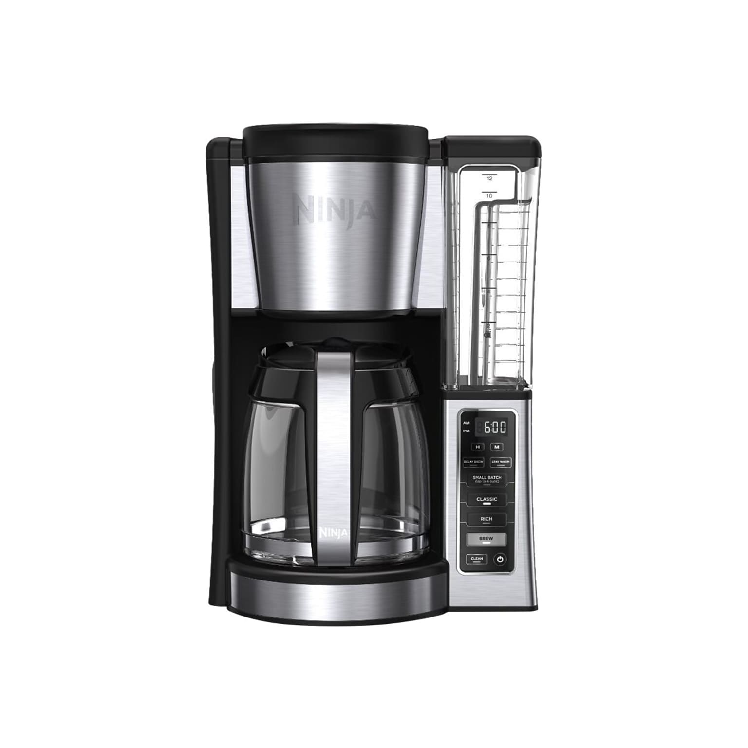 Ninja 12-Cups Automatic Drip Coffee Maker, Silver (CE251)