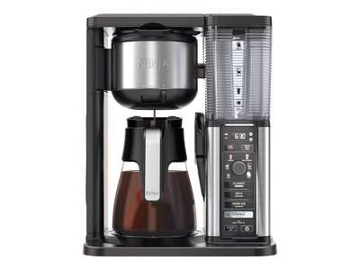 Ninja 10-Cups Automatic Drip Coffee Maker, Black/Stainless Steel (CM401)