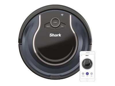 Shark ION ROBOT Robotic Vacuum, Bagless, Black/Navy Blue (RV761)