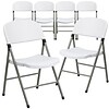 Flash Furniture HERCULES Folding Chair, White, 6/Pack (6DADYCD70WH)