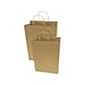 Premium Shopping Bag, 10" x 4.5" x 13", Brown Kraft, 50/Box