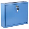 Adiroffice Blue Multi Purpose Large Size Suggestion Drop Box 12 W X 3 D X 10 H