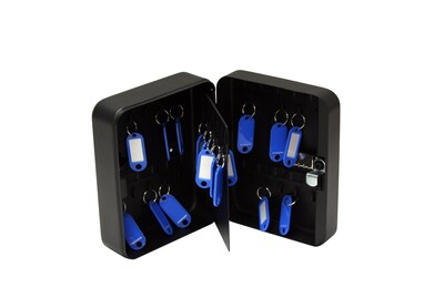 AdirOffice 30 Key Combination Lock Cabinet, Black (682-30-BLK)