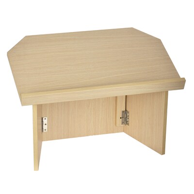 AdirOffice 19 Tabletop Lectern, Medium Oak (661-05-MEO)