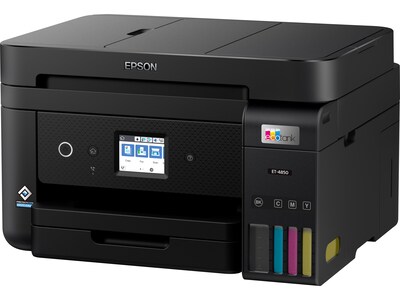 Epson EcoTank ET-4850 Wireless Color All-In-One Inkjet Printer, Black (C11CJ60201)