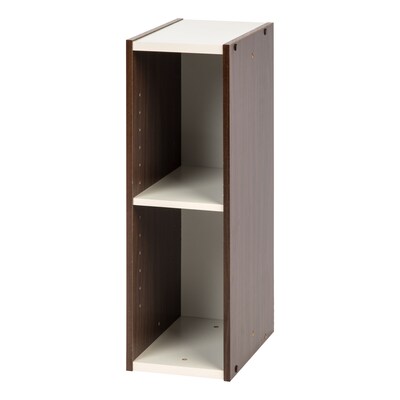 IRIS® 7 x 23 Narrow Space Saving Shelf, Sema Series, Walnut Brown (596301)
