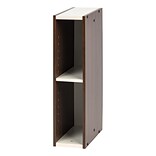 IRIS® 5 x 23 Slim Space Saving Shelf, Sema Series, Walnut Brown (596300)