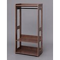 IRIS® Compact Wood Garment Rack, Brown (596286)