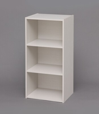 IRIS® 3-Cube Modular Storage Box, Waku Series, White (596251)