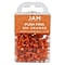 JAM Paper® Colored Pushpins, Orange Push Pins, 100/Pack (222419052)