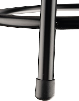 NPS 6200 Series Armless Wood 24 Inch Stool With Backrest, Black, 4 Pack (6224B-10/4)