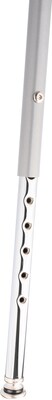 NPS 6400 Series Armless Vinyl Height Adjustable Padded 18 Inch Stool with Backrest, Gray , 5 Pack (6418HB/5)