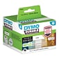 DYMO LabelWriter 1933081 Durable Industrial Labels, 3-1/2" x 1", Black on White, 350 Labels/Roll, 2 Rolls/Box (1933081)