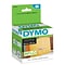 DYMO LabelWriter 30254 Mailing Address Labels, 3-1/2 x 1-1/8, Black on Clear, 130 Labels/Roll (302