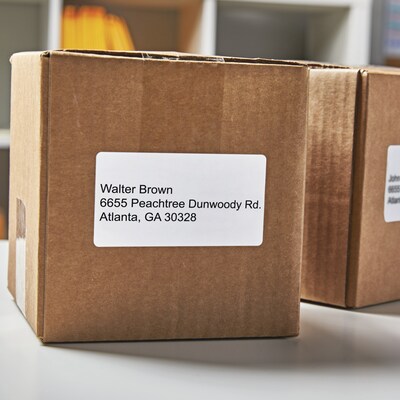 Dymo LabelWriter Shipping 30573 Label Printer Labels, 2.13"W, Black On White, 220/Roll