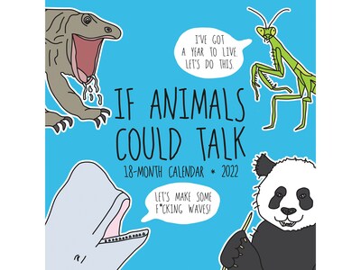 Willow Creek Christmas Schedule 2022 2022 Willow Creek If Animals Could Talk 12" X 12" Monthly Wall Calendar  (18446) | Quill.com