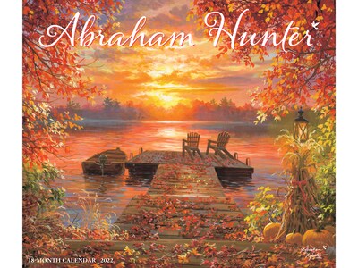 2022 Willow Creek Abraham Hunter 12" X 12" Monthly Wall Calendar (12569) | Quill.com