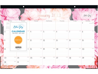 2022 Blue Sky Joselyn 11 x 17 Monthly Desk Pad Calendar (102715-22)