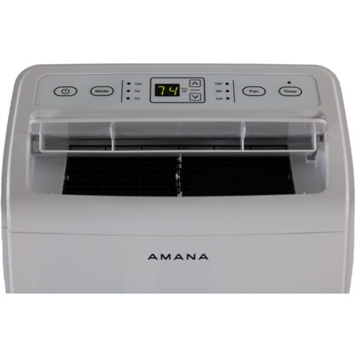 Amana 8000 BTU (5500 BTU DOE) Portable Air Conditioner with Remote, White (AMAP084AW)